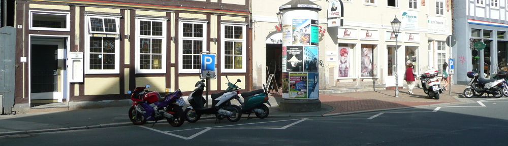 Motorradparkplätze